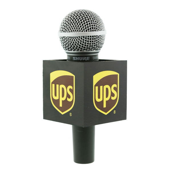 C250 2.50" Cube Mic Flag On Air Mic Flags