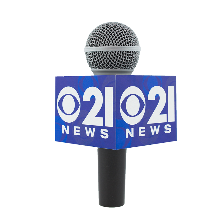 3.00" x 2.00" Rectangle Mic Flag On Air Mic Flags